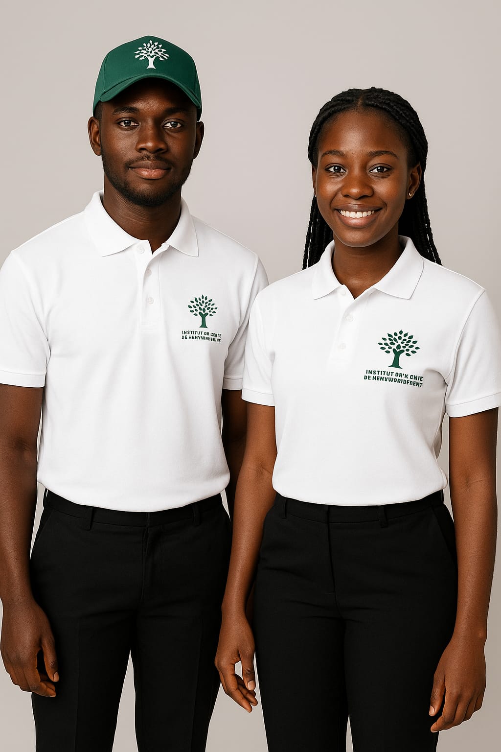 Portrait d'étudiants en tenue formelle - Uniforme Institut de Génie de l'Environnement